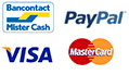 paypal - visa - mastercard